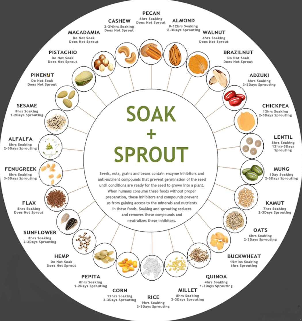 soaking and sprouting